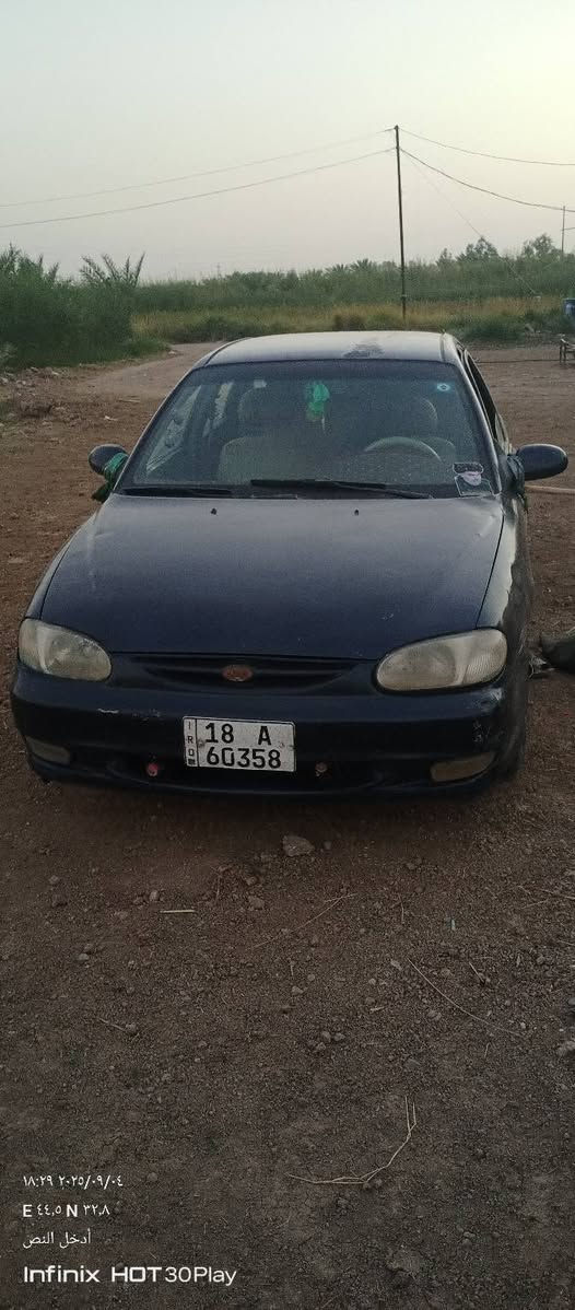 سياره للبيع موديل 2000كيا سفيا 30ورقه وبيه مجال ***********
