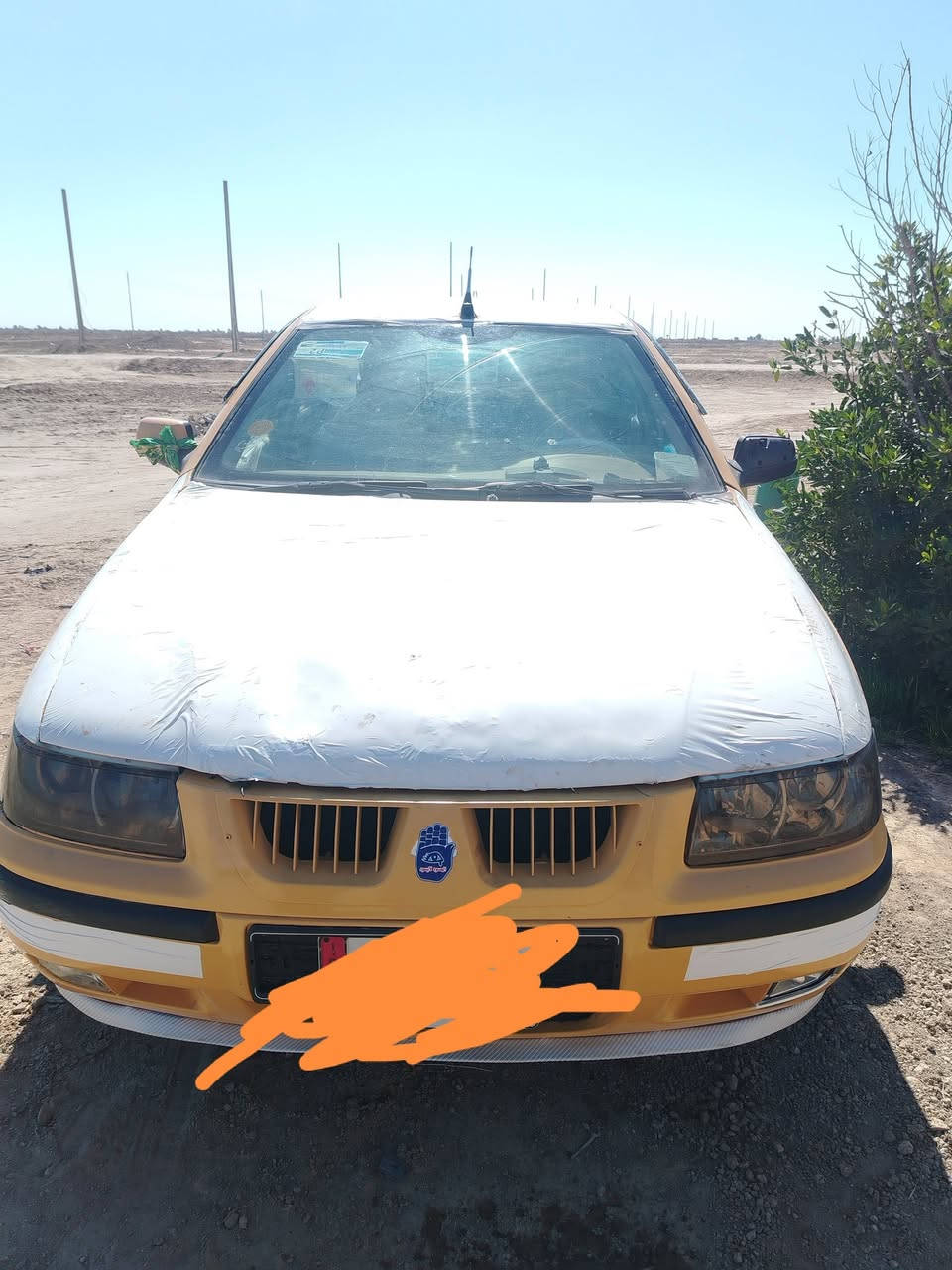 سلام عليكم سمند للبيع مديل 2011 رقم مثنئ مكينه وكير شرط ومكفوله من ضربه القويه وتبديل السعر (30) اوبيه مجال رقم ***********
