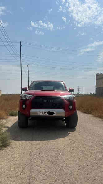 تويوتا فور رنر 
2020 Trd 
Off road 
مزودة عليها تاير وويل اصلي 
وعليها ترفيعه 3 انج 
وعليها سبيسرات انج ونص
السيارة رادار ماشية 62000 كيلو
دوسات تي ار دي اصلي
السيارة جديدة وناعمة كلش
بالحقيقة احلا من الصور 
ا***********
واتساب

