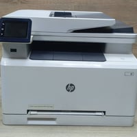 طابعة hp  موديل laser jet pro MFP M477 ليزري ملون مستعمل بحالة ممتازة ...