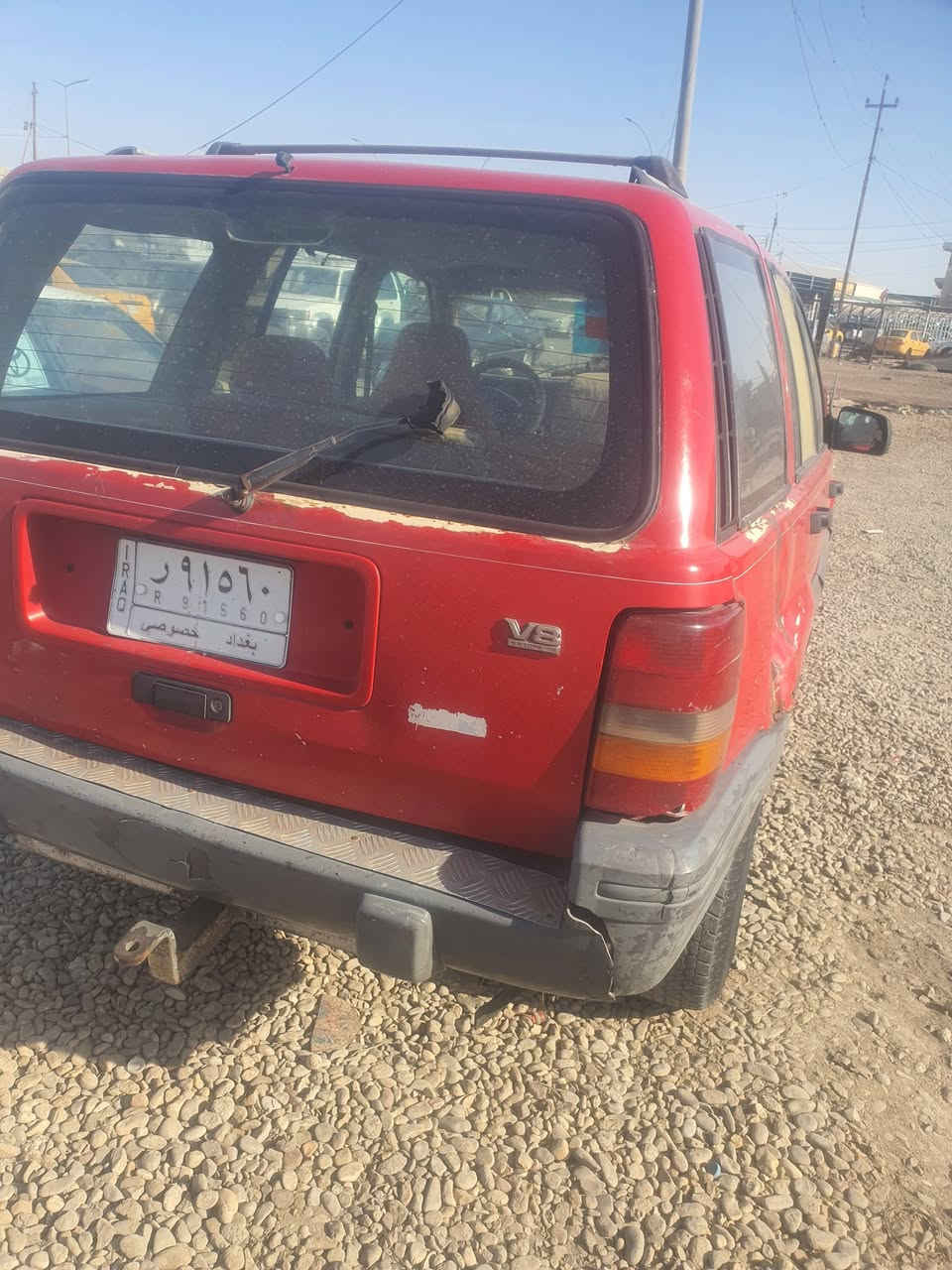 7جيب شيروكي رقم بغداد موديل 94 مكينه ونجي بيه بخار كير كفاله السعر 20 ورقه وبيه مجال*********** العماره
