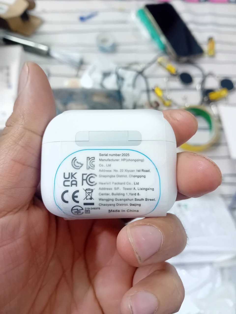 السلام عليكم،،، 
ايربود hp ,الاصلي درجة اولى
على اول تم 30 وتوصيل مجاني،،
@إشارة


**إذا كنت صاحب هذا الإعلان وتريد حذفه لأي سبب، رجاءا أرسل رسالة إلى الدعم الفني**