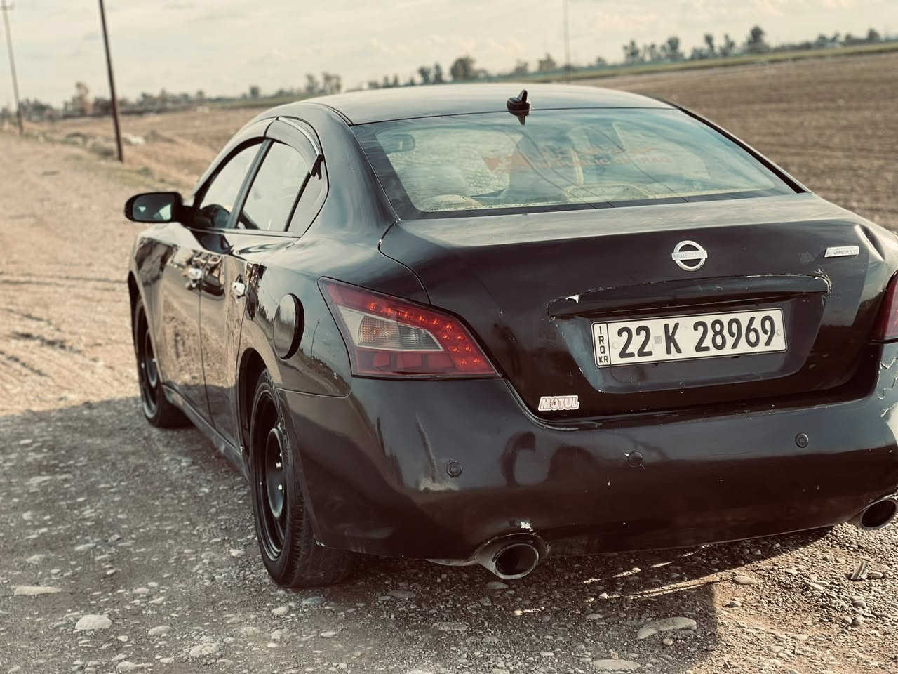 سلام عليكم نيسان مكسيما 2011 خليجي فول موصفات SV فتحه بصمه كشنات كهربائي  حفظ ميموري 3 وضعيات تحكمات ستيرن مثبت سرعه شفتات موصفاتها معروفه تدفئه تبريد قطعتين  دفتر بانزين منضومه غاز سياره V6 مكينه3500 السياره قطعتين صبغ اثر جلح بدون حادث بونيد وصندوك وبيها طخه  بسيطه بل دعاميه لورا مثل ما موضح بلصور السياره مرتبه ومال جنايه ومصروف عليها
السعر 88 وبيها مجال للطيبين
عنوان كركوك
(***********)
