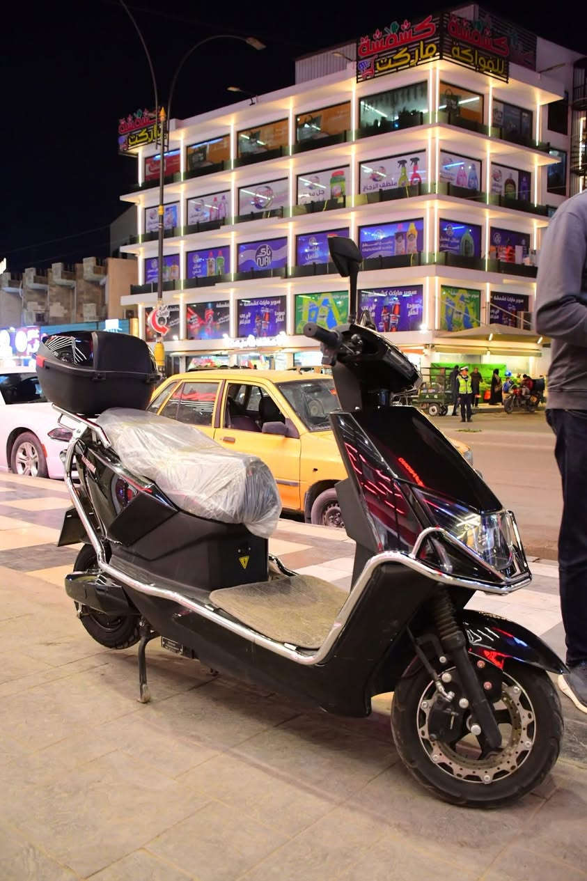 السلام عليكم دراجه شحن للبيع 6 بطاريات دراجه جديده جداً السعر 800  الاستفسار *********** مكاني كرادة داخل
