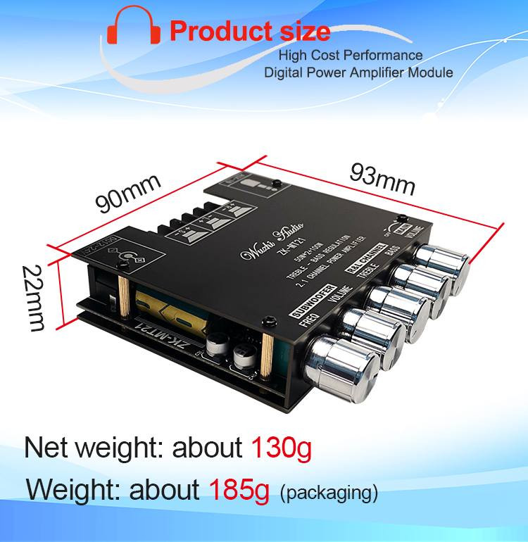 لوحة مكبر صوت سماعة البلوتوث ZK-MT21 5.0 بقدرة 50WX2+100W 2.1 قناة لوحة صوت باس أمبليفاير AUX.
كارت امبليفاير متعدد الاستخدامات. 
نظام حماية من الحرارة والربط العكسي 
25 الف


**إذا كنت صاحب هذا الإعلان وتريد حذفه لأي سبب، رجاءا أرسل رسالة إلى الدعم الفني**