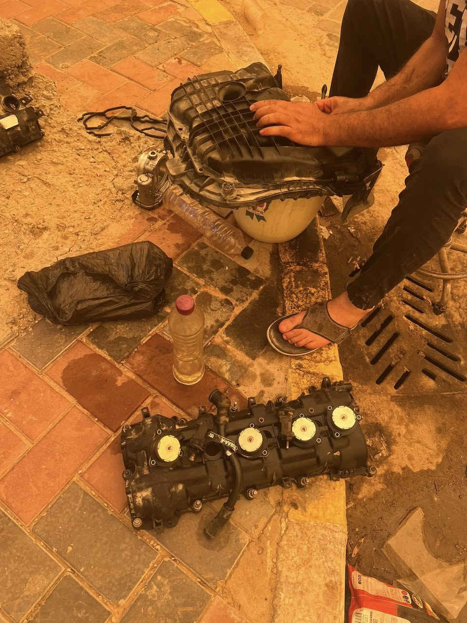 عمل اليوم
محرك 3600 تم تنظيف جميع الحساسات مع تبديل واشرات قبق محرك 
اخوكم سجاد علاوي كربلاء ***********
