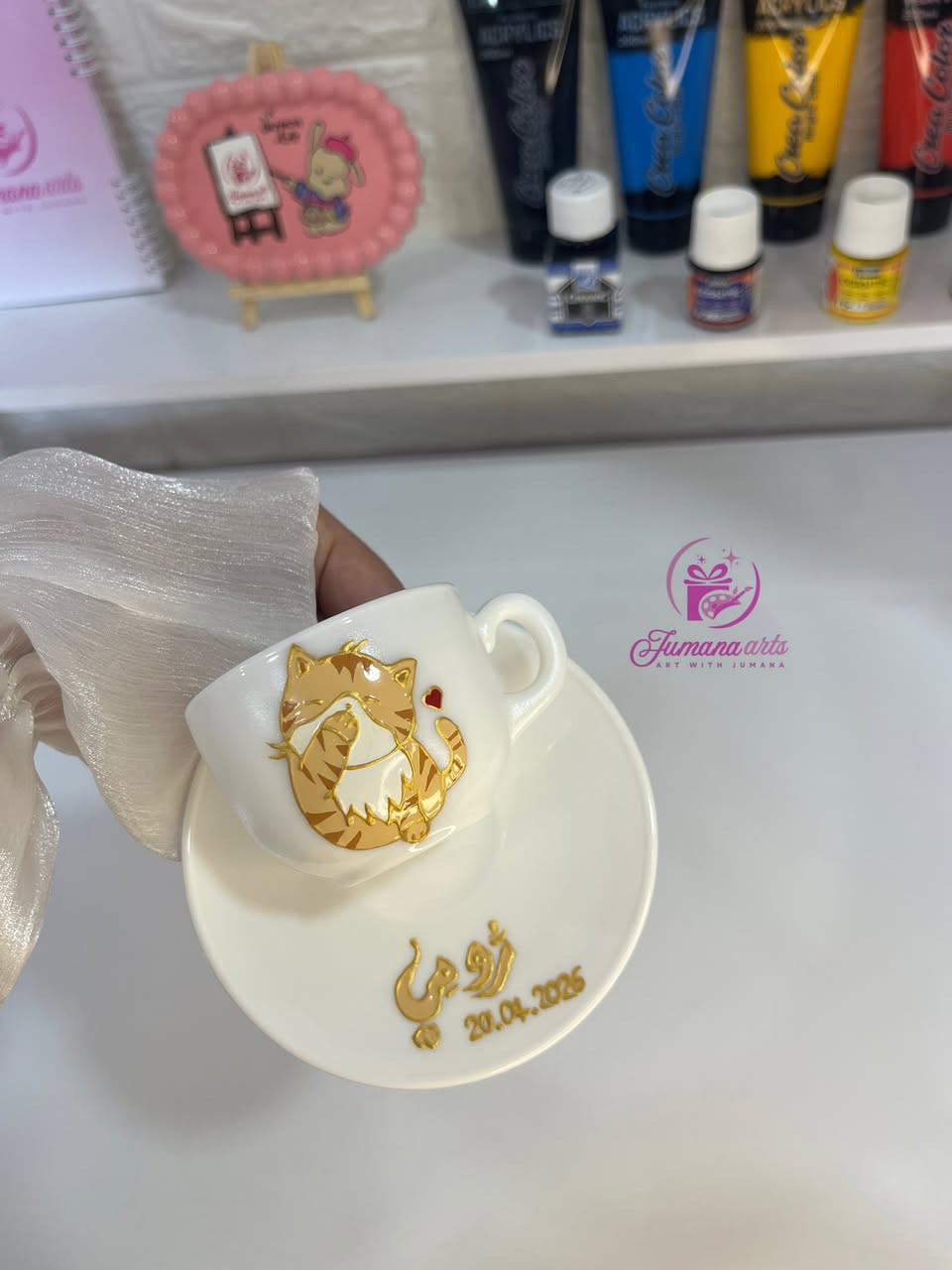 ⁨ ⁨ عندما تهدي محبة القطط و القهوة🥹🐈☕️
‎#رسم_يدوي 
‪‪Jumana Arts


**إذا كنت صاحب هذا الإعلان وتريد حذفه لأي سبب، رجاءا أرسل رسالة إلى الدعم الفني**