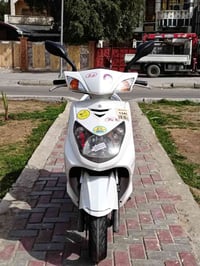 مكلف بلنشر دراجة سكنس(فحل )  🛵 للبيع دراجة شلعه معدل كهربائيات كلهه شغ...