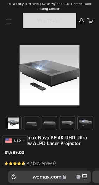 ‎  متابعينا الكرام توفر
 من جديد احدث جهاز  داتا شو 
اندرويد ليزري كهربائي
‏‎‏ ultra 4K HDR 10 
دقة حقيقية 
‏‎من شركة ويماكس العالمية 
‏_________________________‎
‏‎ اسم المنتج
Wemax Nova  
Or Formovie
‏  Android Tv
‏ 4K UHD Ultra Short 
‏Throw ALPD Laser Projector
_________________________
‏***‎موصفات  الجهاز  *** 
_________________________
‏‎* سمارت اندرويد 
‏*‎ واي فاي
‏‎ * بلاتوث 
‏‎*يربط مع أجهزة الاندرويد والايفون

‏‎*ويدعم الجهاز  عرض 
‏‎صورة او ملف فيديو او ملف pdf او ملف ورد 
‏‎عن طريق منفذ USB 
‏‎*ويحتوي على ثلاث مداخل HD
‏‎*ويحتوي على منفذ بورت نتورك
‏‎*و ريمونت  لاقط صوت

‏‎** قوة سطوع  :- 
‏‎2100 ان سي (ANSI) 
‏‎‏3000  FOFO Contrast Ratio
‏Alpd laser 

‏‎* يحتوي على سبيكر من شركة 
‏‎‏Dolby Audio & DTS-HD 
‏‎بقوة 30 واط 
* ‎ يفتح الجهاز صورة  بقياس
اقل قياس ‎ 80 بوصة 
واكبر قياس  150 بوصة
‏*‎و عمر عدسة  30000 ساعه
_________________________
‏‎سعر الجهاز في الانترنت   
‏‎في المواقع العالمية
1699$
‏‎ما يعادل 2 مليون و 550 الف 
‏‎بدون توصيل 
_________________________
‏‎اما سعر الجهاز 
‏‎في بيجنا مع التوصيل
‏‎ الى كل انحاء العراق 
👇🏻👇🏻👇🏻👇🏻😎💵😎👇🏻👇🏻👇🏻👇🏻👇🏻
‏‎((((( 1 مليون و 450 الف )))))) 
-----(((( 1.450.0000 )))))---- 
👆🏻👆🏻👆🏻👆🏻😎💵😎👆🏻👆🏻👆🏻👆🏻👆🏻
_________________________
‏‎و بي مجال بسيط في حال كنت جاد بالشراء 
👇🏻👇🏻👇🏻👇🏻👇🏻👇🏻👇🏻👇🏻👇🏻
‎‏‎للطلب اما واتساب على الرقم 
***********
‏‎ و للمعلومات اكثر مراسلة الصفحة
