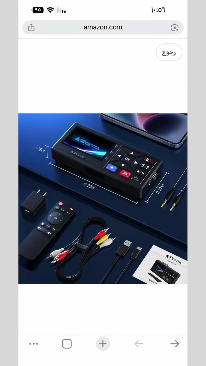 السعر ٥٠

بورتا محول فيديو الى رقمي من في اتش اس، مسجل فيديو الى رقمي مع جهاز تحكم عن بعد، متوافق مع VHS، VCR، DVR، DVD، Hi8، مشغلات دي في دي، ميني دي في، كاميرا فيديو، اجهزة تشغيل العاب الفيديو الرقمية
اختيار أمازون
  1) سمة الاستدامة:  @إشارة


**إذا كنت صاحب هذا الإعلان وتريد حذفه لأي سبب، رجاءا أرسل رسالة إلى الدعم الفني**