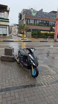 ناقل للبيع دراجه مفوله تزويد مكينه هاون عليه كابريته قفاز كلجات رياضي ...