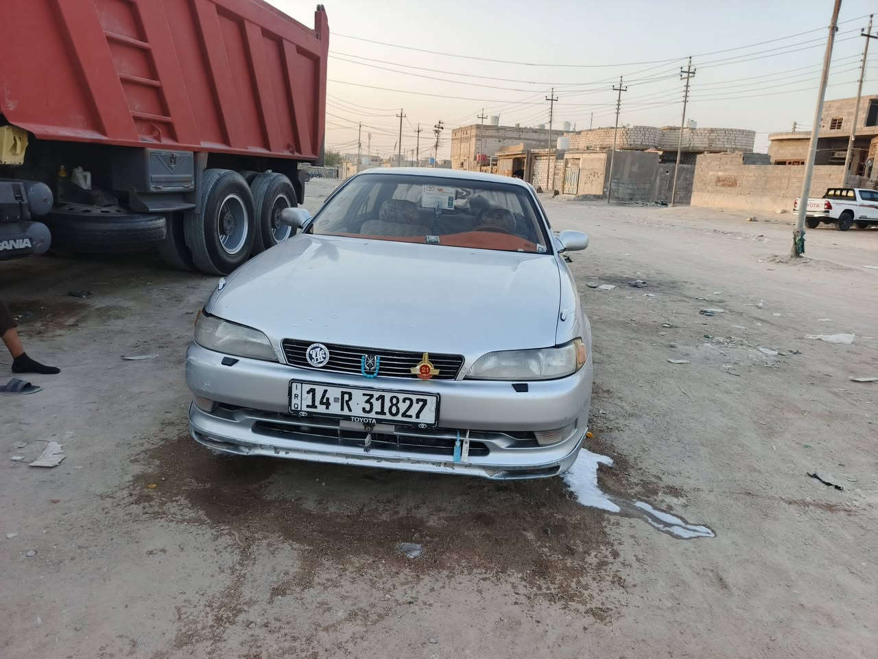 سلام عليكم سياره البيع البصره زبير مارك نفخ بيه ضربه بلا مكدر الخلفي مكينه وكير جداد مسبوقة جماليه سياره ابسمي  سعر 60 وبيه مجال *********** رقم لهادف
