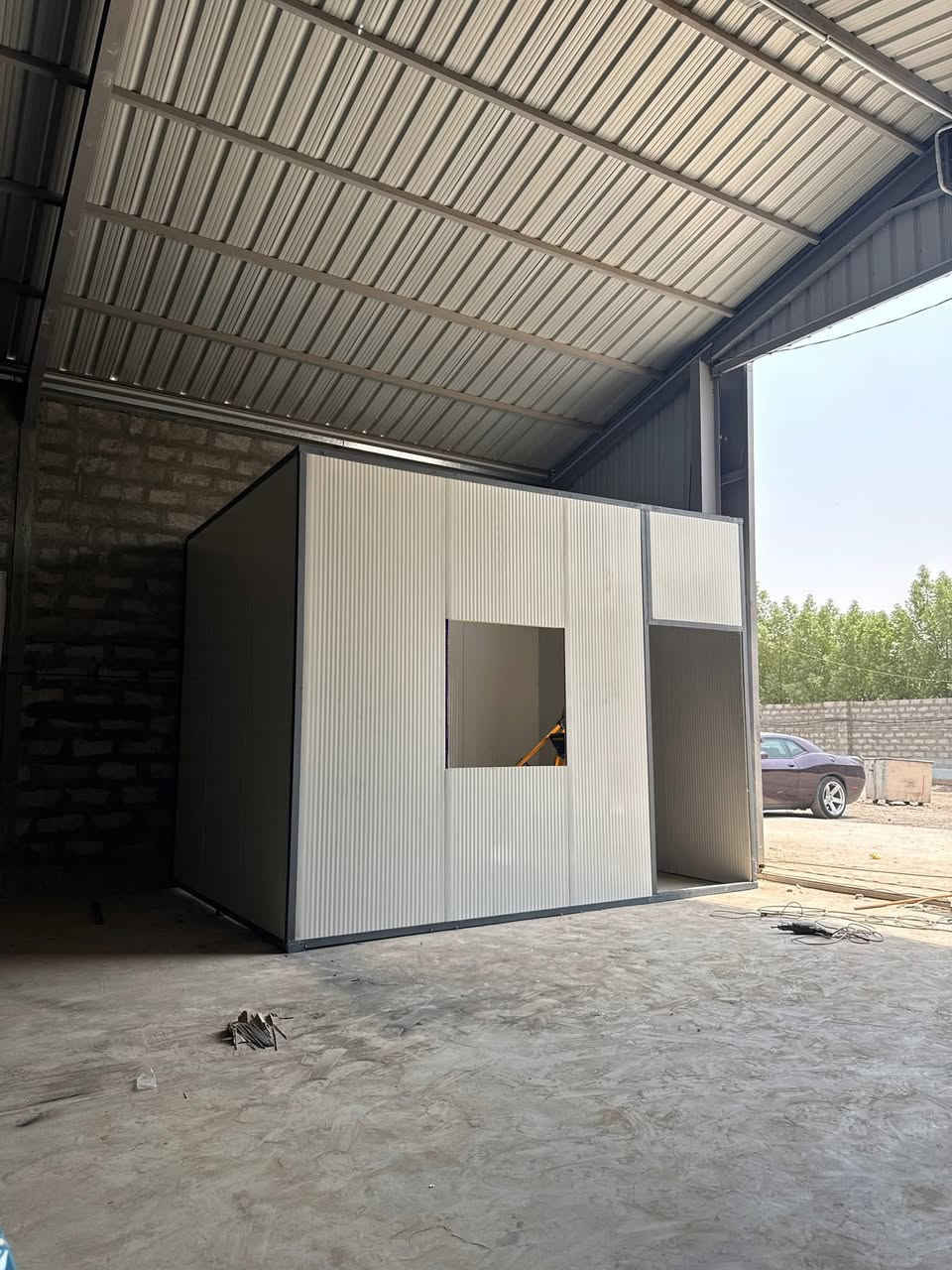 السلام عليكم كرفان غرفة جاهز تفصيخ للبيع
حجم الكرفان 4x3 سندويج بنل جديد نظيف للبيع مكاني بغداد الدورة مخازن منطقة الجمعية للتواصل خاص او على هذا الرقم 
***********
