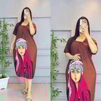 دشداشة كشمير • شماغ قصيرة • فري سايز ٤٠-٨٠ كيلو