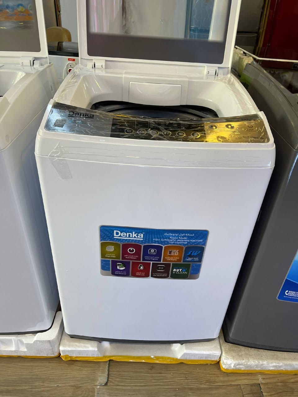 غساله دنكا بيع مستعجل مستخدم 4اشهر اخت الجديده نضيفه
فول اتماتيك باب هايدروليك ينسد وحده 16 كيلو غسل سريع سعر الشراء 500 سعر البيع 350 وبي مجال بسيط كربلاء كنطره السلام للاستفسار الاتصال بالرقم  ‏‪***********‬‏
