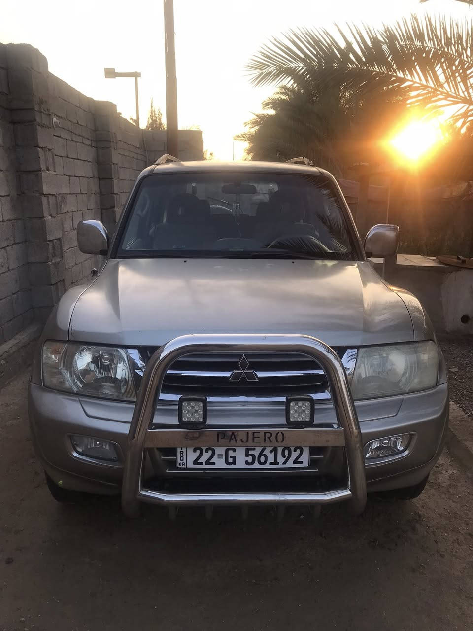 السلام عليكم سياره باجيرو 2002 خليجي بدون صبغ بدون ضرر السياره حلوه وجاهزه  رقم اربيل باسمي مكان السياره بغداد سلمان باك المدائن رقم الهاتف *********** سعر 85
