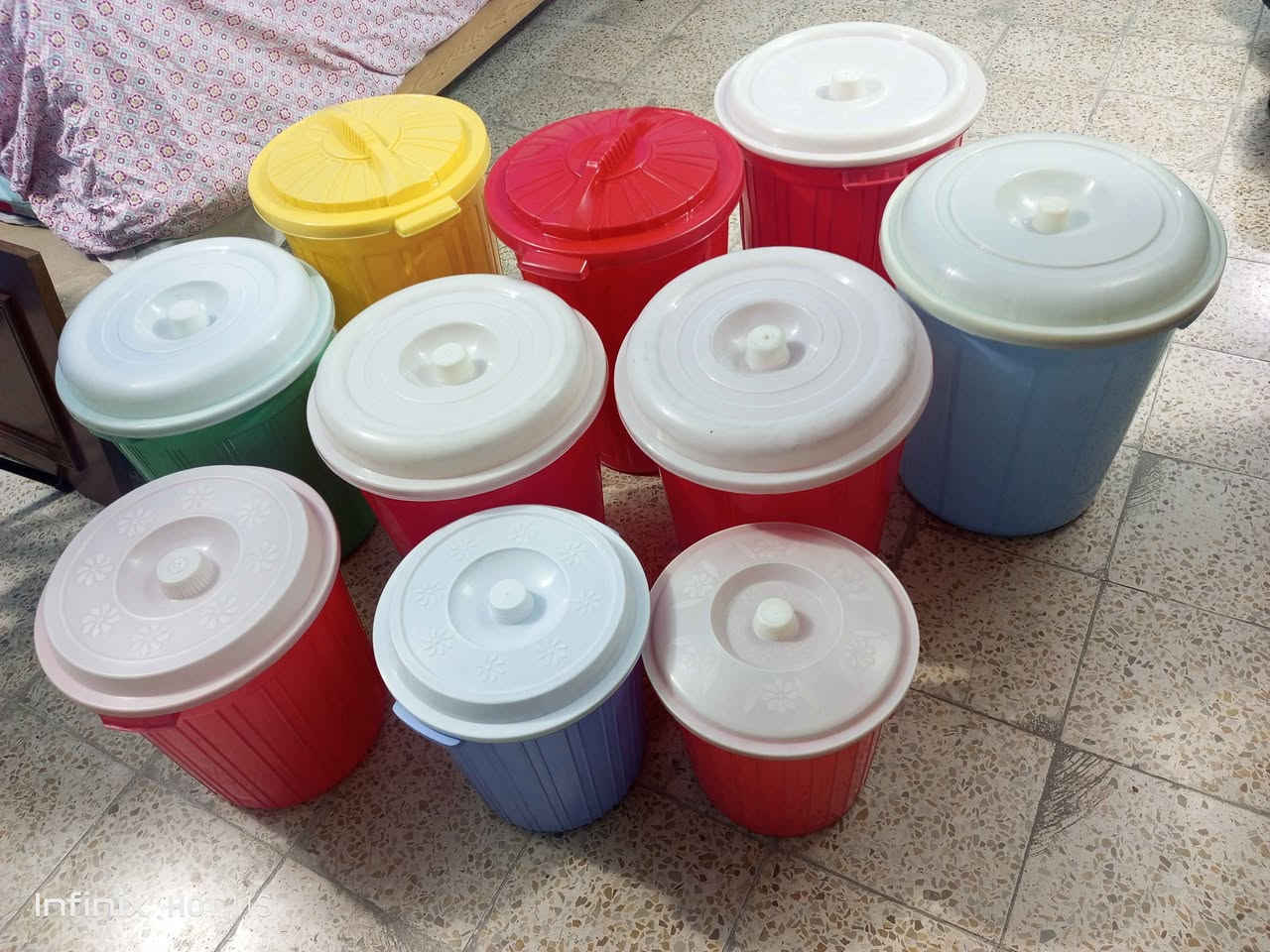 السلام عليكم 
سطل عدد ٨ للبيع مع الغطاء احجامهم كبيرة ما بيهم اي عيب كلش نظيفات مثل ما موضح بالصور تفيد أهل المواكب 
السعر ٥٠ الف 
المكان بغداد بغداد, العراق


**إذا كنت صاحب هذا الإعلان وتريد حذفه لأي سبب، رجاءا أرسل رسالة إلى الدعم الفني**