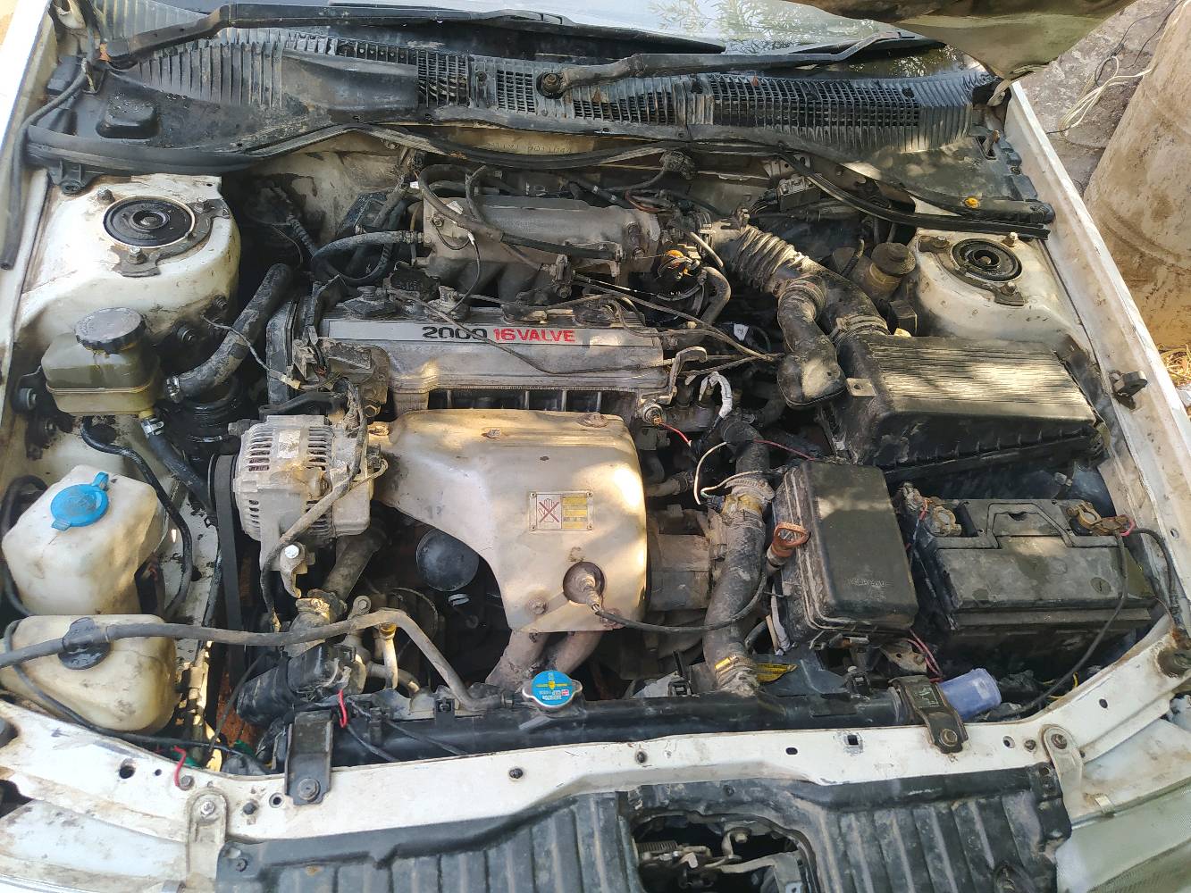 كرونة نفخ 2000المكينة حاوية كير مابي شي حدادية زينة بور باتري وتايرات جدد رقم بغداد سنوية مامنتهية لاكصة ولاضربة عوزهة تصحيح للسنوية رقم بغداد مديل 95 تبريد شغال عنوانه النجف المشخاب عليهة غرامة 200