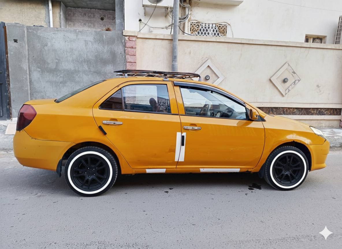 السلام عليكم اخوان جيلي ام كي 2012 بسمي مصفره هيئه وغرامات كير ومحرك كورلا اوتوماتيك السياره تخم تاير شاده جديد صدر امامي خلفي مال گولف  مشط ستيرن درايم شفتات باتري شاشه تخم سماعات النترا كير ومحرك جدد كهربائيات كلها شغاله تبريد شغال سياره خير من الله جاهزه من كل النواحي للاستفسار 
***********
***********
السعر 35 وبيها مجال بسيط
مكاني فلوجه
