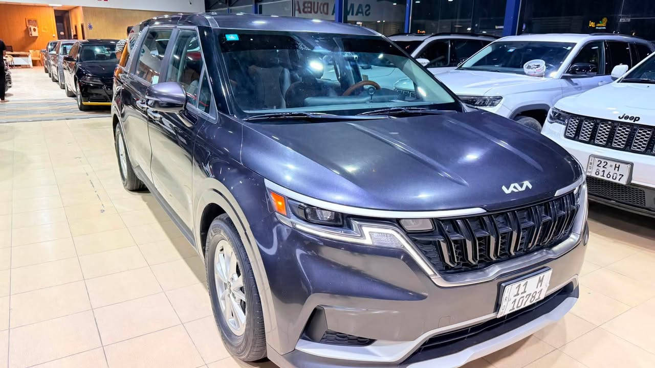 السلام عليكم كيا كرنفال وارد امريكي موديل 2023
بسمي رقم بغداد 

Kia2023 3.5L
 
                  حجم المكينه : 3500 V6

الضرر : مرفق بالمنشور   

حالة الايرباك : سليم مطاك ولا ايرباك السيارة كفالة عدة الحادث الباب الخلفي مبدل امريكي اصلي 

#مواصفاتها 
1.شاشه 
3.بصمه
1. وضعيات القيادة 4
5.ويل كب 
1. تشغيل عن بعد
7.حساسات خلفي امامي
8.بيبان كهرباء
9.لايتات لد
10.لايتات زنون
11.بكلايتات لد
12.اشاير بالمري
15.ثلاث قطع تبريد
16.كشن وسط مفصول 
17.هندبريك بصمه
18.تحكمات
19.تحديد مسار
20قيادة الية 
21تحديد سرعة 
سيارة7 راكب
سيارة 
***********
