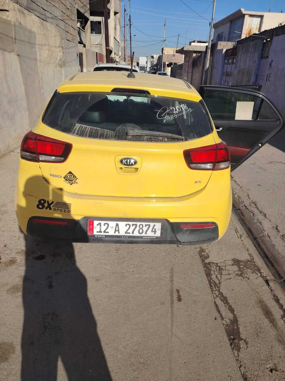 سلام عليكم كيا ريو موديل ٢٠١٨ جنطه جي داي محرك ١٦ كير شرط بيها كاربون بنزين هيها وغرامات صفر ضررها بجم بس بدون دواخل شرط مكان السيارة موصل حي التحرير السعر ١٢٠ ورقة بيها مجال هذا رقمي اسيا *********** او كورك ***********
