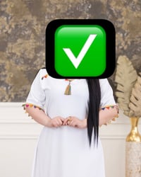 دشداشة نسائي • خامة مارينا • فري سايز لحد ٨٥