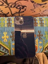 آيفون 13عادي ذاكرة128 لون نيلي مكفول كفالة عامة بطارية83 المكان الشعب ...