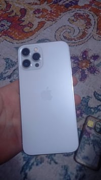 ايفون 12 برو ماكس بطاريه 100 مبدله جديده شاشه اصليه جهاز نضيف كلش شوفت...