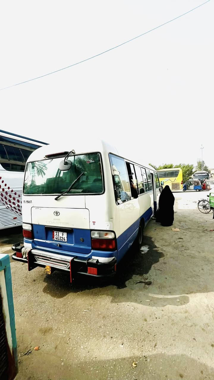 السلام عليكم كوستر موديل 8️⃣ لبيع سياره جاهزه بسمي هيه مرور صفر مكاني سماوه 
الاستفسار اتصل وبيك خير وتدلل 
***********
