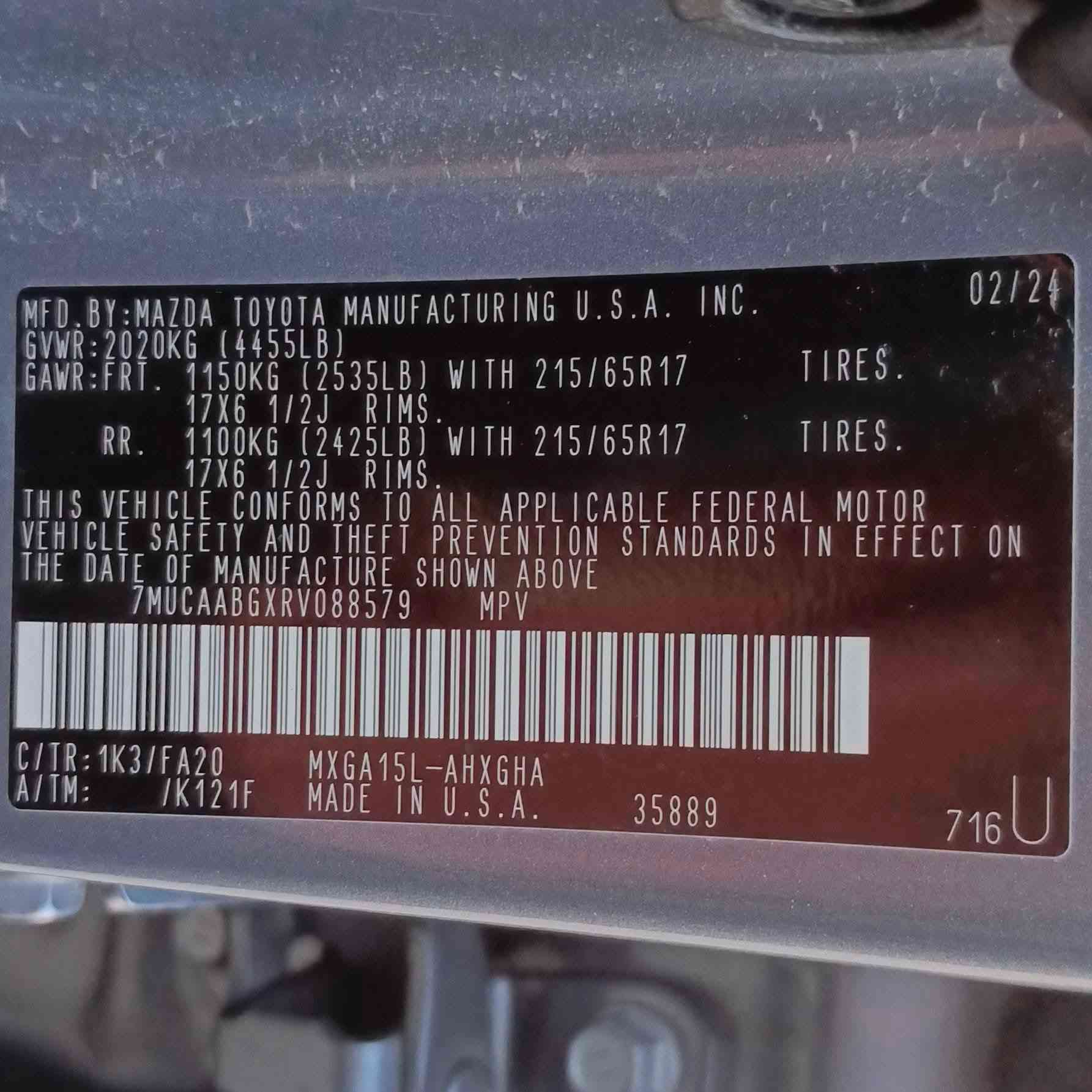 كورولا كروز LE .AWD 2024
منفيست تترقم شهداء كركوك وكالة عامة للمشتري مواصفات ويل كب كروم بصمة تشغيل وأبواب تبريد قطعتين امامي خلفي رادارات امامي وجوانب كامرة خلفية دوارة شاشة لمس

الضرر تصليح طرف شاصي ايمن فقط والسيارة بدون صبغ شرط ماشية 32 الف ٢

السعر المطلوب 163 وبيها مجال ويرهم (مقدمه دفتر والباقي قصاط) 

رسوم الرقم بالمرور 200 الف

رقم الشاصي بالصور

ما اراوس فقط بيع

الاستفسار *********** تحياتي للجميع
