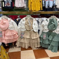 فستان بناتي • قياس ٢-٥ سنة • طوز سايدين