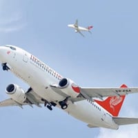 الخطوط الجوية الايرانية • نجف - طهران • نجف - مشهد