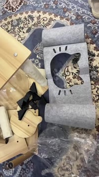 بيت قطط جديد مامستعمل للبيع سعره 60بي مجال مكان العريفيه 07740672800