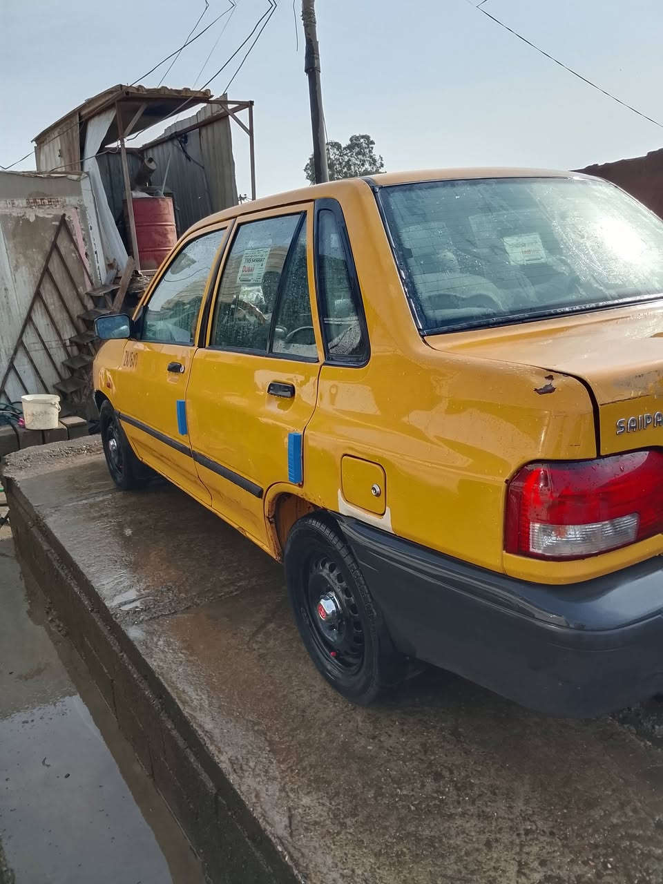 . السلام عليكم سايبا للبيع بغداد باسمي مصفرة هيئة وغرامات مكينه بيها خيط بخار، صدر وكير ومشط وتاير نضيفات،بيها جاملغ وشاصي معمر،بغداد حي النصر السعر ٢٢،وبيه مجال الاتصال ***********
