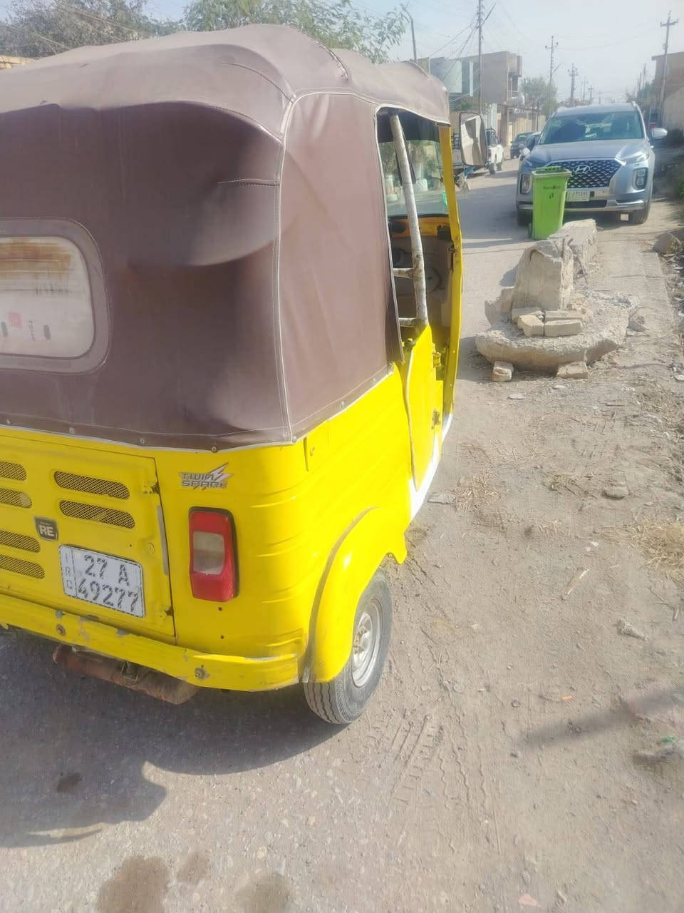 سلام عليكم شباب تكتك للبيع2018بشهر11طالعه رقم انگليزي وبسمي التكتك مجفته مره وحده كلشي شغال بيه تكتك خير من الله مشي ونضافه سعر4ملاين و300الف وبيه مجال للشراي***********
