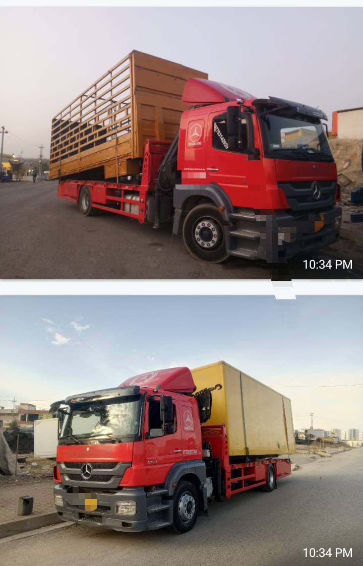 كرين فلات اكسور للبيع موديل 2005 فول فول فول مواصفات
تبريد ..ريتايدر ..هاف..قفل اكسل..تحديد سرعة..روبستون..
 رقم سليمانية و فحص و هزة جديد بودي طول 6.50 متر 
كرين 6 طن 4 سلايت هايدروليك رجلين كرين جك 
 سيارة  100 /100 💯  جاهز لشغل 
📌📌سيارة عنوان سليمانية 📌📌✔️

رجاء إذا كنت مشتري اتصل هذا رقم
✔️💯 *********** /// *********** 💯✔️
