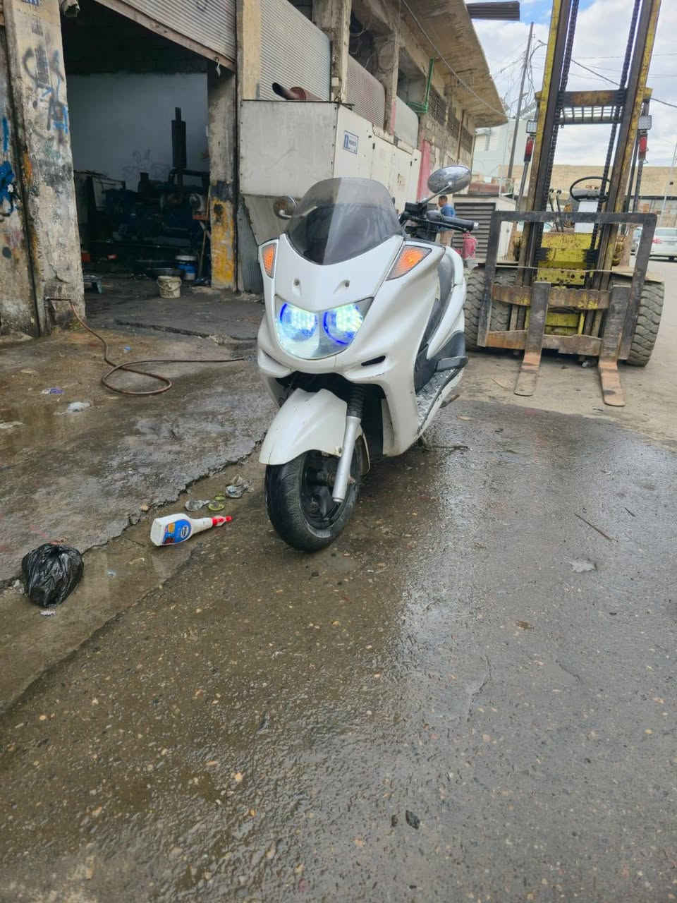 دراجه ماجستا دبل رون معمر جديد كهربائيات كلها شغاله حساس ستاند هاند بريك التواصل واتس اب *********** السعر 600 بيها مجال
