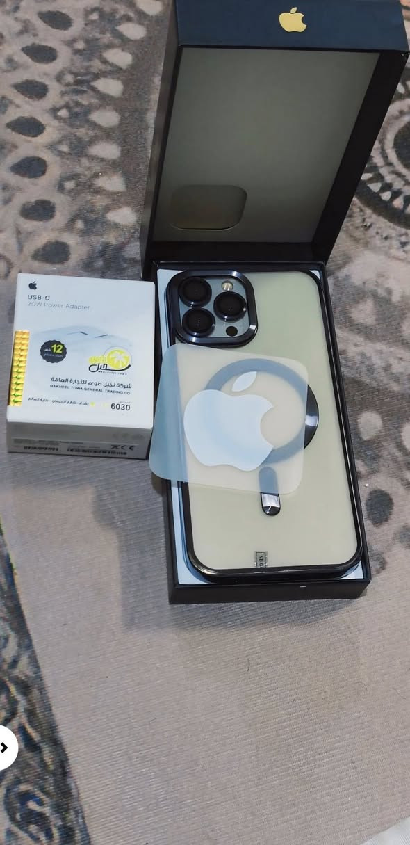 ايـفون 13برو ماكس لون مميز ذهبي جهاز جديد بمعنه كلمه اذ لكيت بي زلخ تاخذه بلاش شرط بعده داخل ضمان بطاريه ٩١
عل فحص وكله شغال. غراضه كامله شلع لبيع السعر لتصال ***********

ملاحضه جهاز جديد جديد اذ لكيت زلخ او قلت غبار ب براغي او سمعات تاخذه بلاش وتروح. تجي تفحص وشوف
