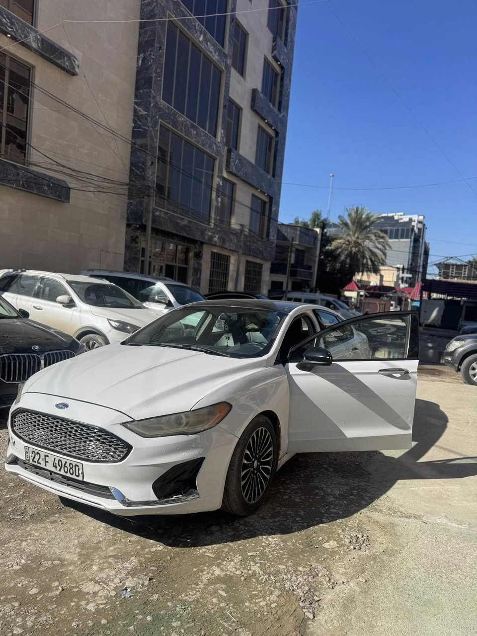 فورد فيوجن 2017 S  المحرك 1500 تيربو
بيها 5 قطع صبغ السعر 97 الرقم ***********
