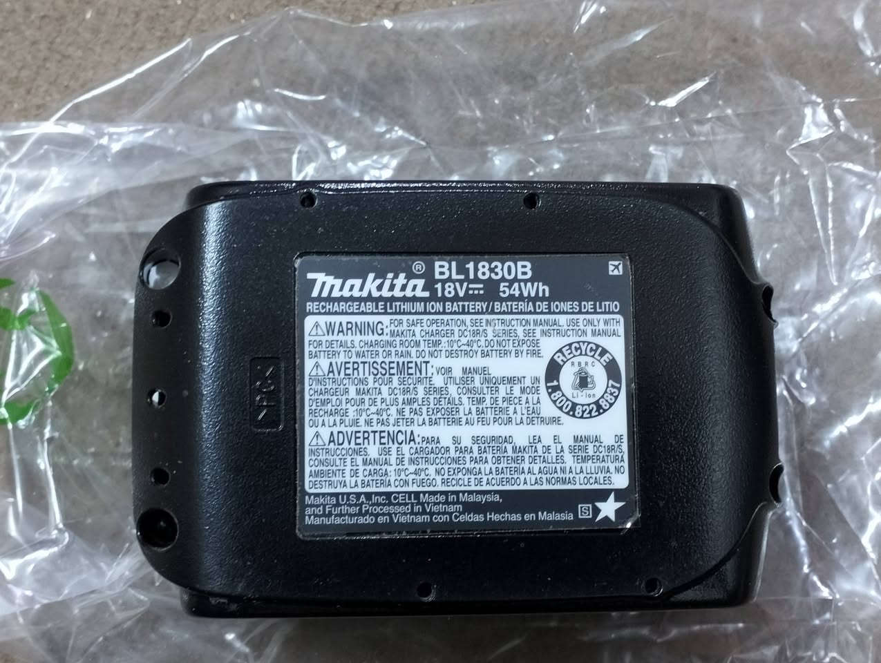 بطارية ماكيتا 3 امبير اصلي وارد 🇺🇸 جديد غير مستخدم .. قوي جدا لايقل كفاءة عن 5 امبير 💪


**إذا كنت صاحب هذا الإعلان وتريد حذفه لأي سبب، رجاءا أرسل رسالة إلى الدعم الفني**