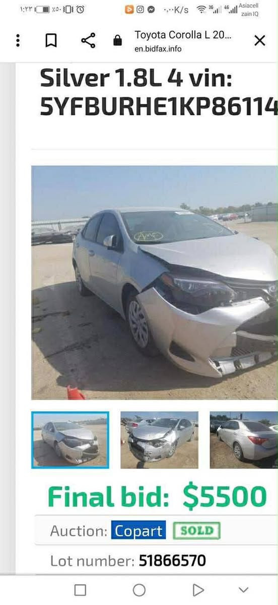 السلام عليكم شباب كورلا البيع أمريكي دوشمه جاهزه سياره مديل ١٩ بسمي رقمه واسط للاستفسار الاتصال على الرقم ***********
