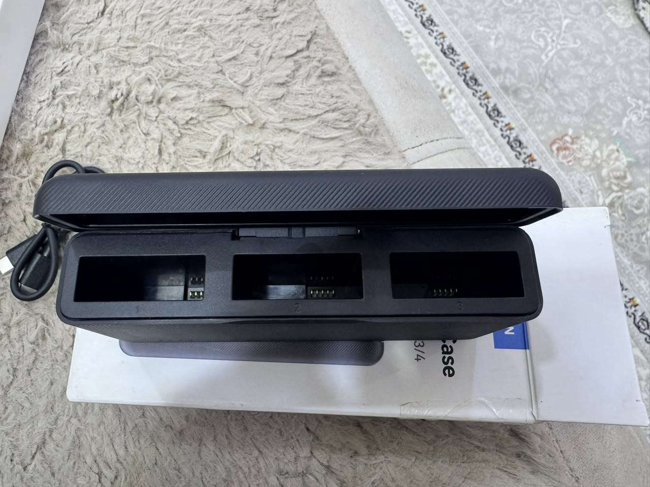 نرخ دابنێ بە دڵم بوو پیرۆزت بێ
Dji action 3/4  charging case


**إذا كنت صاحب هذا الإعلان وتريد حذفه لأي سبب، رجاءا أرسل رسالة إلى الدعم الفني**