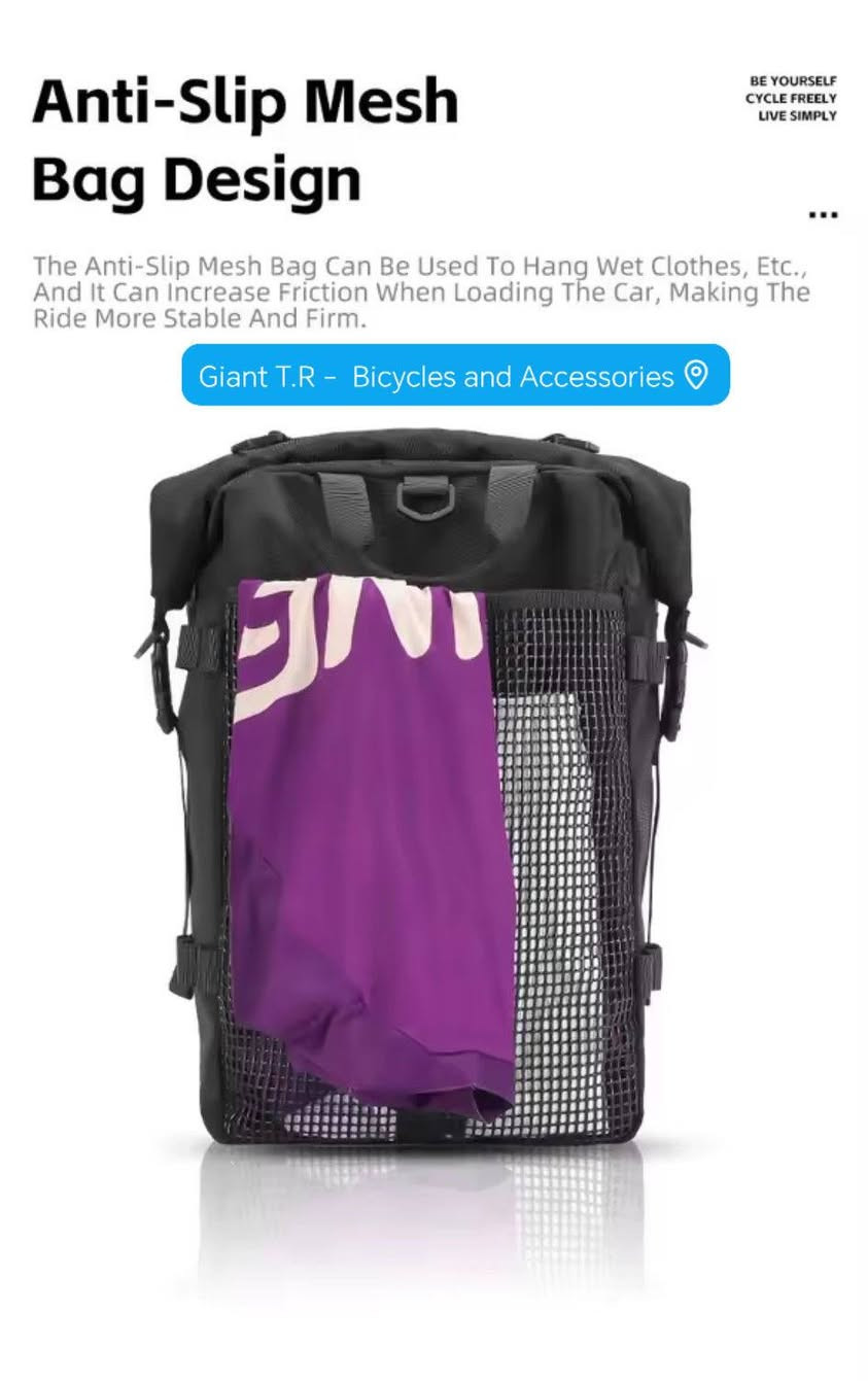 📍 ما شاء الله لاقوة الا بالله العلي العظيم 📍

📥 تم بعون الله وفضله وصول وجبة جديده من 👇👇

الوجبه الجديده 2026 : رقم المنتج 6

®️WEST BIKING ✅  ملوك الترحال 👑

​🏁 رفيق الطريق الذي لا يخذل.. حقيبة المغامرات من West Biking وصلت الآن! 💨

​لمحترفي الـ Touring وعشاق المسافات الطويلة، نعلم أن الطريق يحتاج لتجهيز "ذكي" وليس مجرد حقيبة عادية. هل تبحث عن التوازن المثالي بين المتانة، السعة، والانسيابية؟

​لقد وصلت الآن حقيبة West biking Side Bag بنظامها المعياري (Modular) الذي يمنحك المرونة الكاملة في تنظيم رحلتك، سواء كنت في جولة داخل المدينة أو تخوض مغامرة عابرة للحدود.

​🛠️ ما الذي يجعل هذه الحقيبة خيارك الأول؟

💪 ​متانة بلا حدود: مصنوعة من مزيج تقني متطور (500D Mesh Cloth Pvc + 900D Nylon) لمقاومة استثنائية للتمزق والظروف الجوية القاسية.

🤔 ​تصميم Modular ذكي: تمنحك القدرة على الدمج والتعديل حسب حاجتك، مما يجعلها قطعة مرنة جداً تتناغم مع هيكل الدراجة.

🎖️ ​ثبات فائق: مزودة بتصميم شبكي مانع للانزلاق (Anti-Slip Mesh) لضمان استقرارها التام حتى في المنعطفات الحادة والطرق الوعرة.

🏯 ​سعات تخزين متنوعة: تتوفر بخيارين لتلائم احتياجاتك؛ سعة 20 لتر (بوزن 806 جرام) أو سعة 30 لتر (بوزن 910 جرام).

📐📏​أبعاد هندسية دقيقة: تأتي بمقاسات (26×15×39 سم) للحجم الصغير و (29×20×41 سم) للحجم الكبير لضمان سعة حقيقية دون التأثير على توازن الدراجة.
​عملية وسهلة الحمل: تتضمن حزام كتف قابل للإزالة، مما يسهل عليك حملها كحقيبة كتف أنيقة عند التوقف والابتعاد عن الدراجة.

🚀 ​إطلالة احترافية: متوفرة باللون الأسود الملكي الذي يناسب جميع أنواع وألوان الدراجات النارية.
​🔥 الكمية محدودة جداً لهذا الإصدار التخصصي!

#جاينت_تي_أر_لاتحتار #متجر_معتمد_منذ_2018
#نختصر_عليك_هم_التجربة_ونعطيك_قمة_الرفاهية
#خبرة_في_المجال_أكثر_من_10_سنوات
#غايتنا_خدمتكم_لأقصى_الحدود
#كل_ما_يحتاجة_الدراج_الهوائي_في_مكان_واحد
#اصنع_قصتك_مع_جاينت_تي_أر
#صيانه_احترافيه #اكسسوارات #ادوات_احتياطية #طلب_مسبق_خاص #فرق_دراجات #تجهيز_الفرق #SHIMANO #WEST_biking #MAXXIS #GIANT #SCOTT #TREK #MSC #FORMAT #CANNONDALE #UCI 

®️ Giant T.R -  Bicycles and Accessories . 🚴‍♂️

🔴العنوان : بغداد / نفق الشرطه / مقابل المشاتل / مجمع الدراجات الهوائيه  . 

🔴للأتصال و الاستفسار :  
*********** 📲
*********** 📲

🔴 توصيل : بغداد + المحافظات ( مركز + اطراف ) . 

لسنا الوحيدون ... لكننا بكم الأفضل ان شاء الله ♥️

🥇🥇🥇🥇🥇🥇🥇🥇🥇🥇🥇🥇🥇🥇🥇🥇
