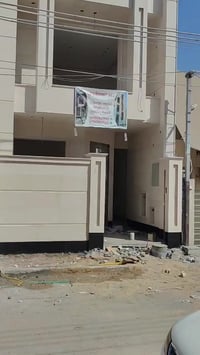 الحمد الله تم تغليف الواجهة بل مرمر الايراني مردشت... بطريقة العمل..لح...