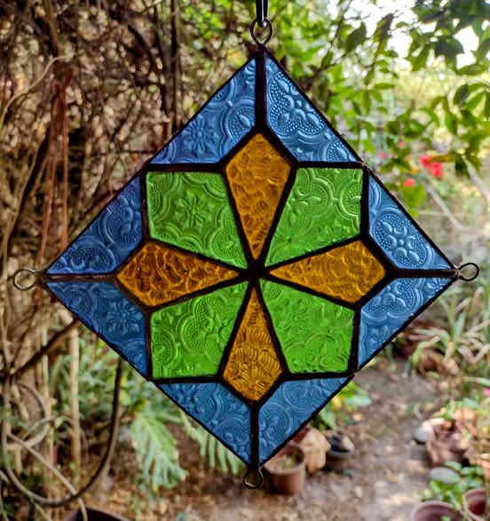 جام مشجر ملون ابو التفاحه انذاك ...لوحات زجاجيه متنوعه ....***********واتساب
