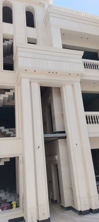 تغليف واجهات • مرمر ايمستون • تصميم تنفيذ