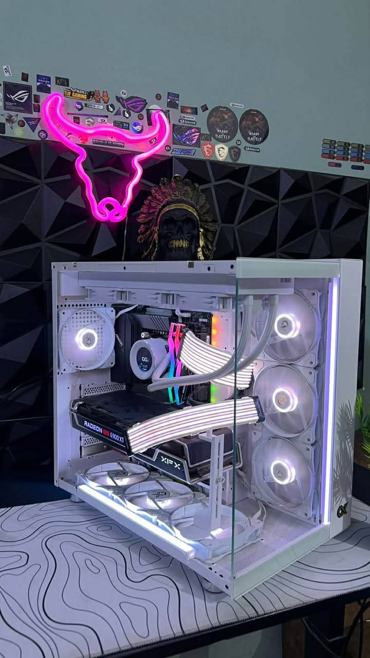 تجميعة ddr5 للبيع
CPU: I5 14400F
GPU: RX 6900XT XFX 16GB 3FAN RADEON
MOTHERBOARD: Z690 AORUS EILITE WIFI DDR5
RAM: 2*16 32GB T.FORCE 6000HZ DDR5
WATER COOLER: SAMA 360MM WHITE WITH MONITOR 
HARD: M.2 SAMSUNG 1T
POWER SUPPLY: 700W RED DRAGON 80PLUSE
STREAM MOTHERBOARD 
STREM GPU
CASE: XIGMATEK WHITE +7FAN

السعر 1800 بيها مجال رقمي *********** 
موجود توصيل
