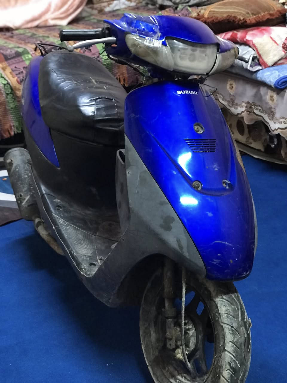 سلام عليكم دراجه للبيع سازوكي دراجه كامله كهربائيات كله شغال بس كابريتره وصخه ابيع كوم حديد سعر 100 بي مجال مكاني بصره المعقل ***********
