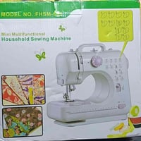 مكينة خياطة • تطريز ١٢ نوع • ملحقات كاملة