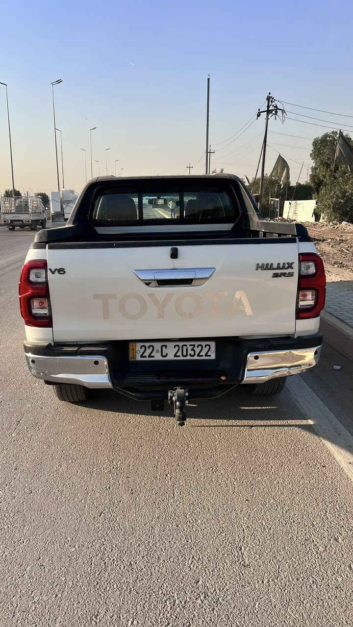 السلام عليكم تويوتا هايلوكس 2021 TRD رقم اربيل وكالة او تحويل مكفولة كفالة عامة السعر 330$ للاستفسار ***********
